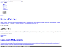 Tablet Screenshot of leatherworldfzc.com
